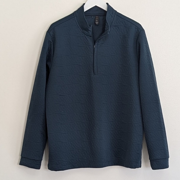 Adidas Sweater Men Extra Large Blue Quarter Zip DWR Arctic Night Golf - Picture 1 of 7